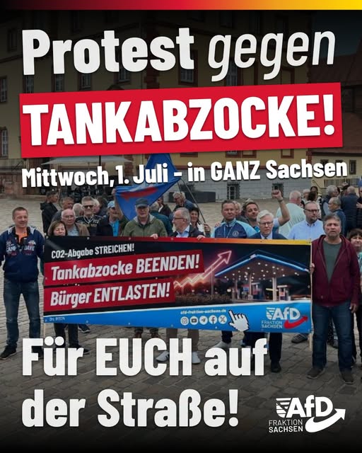 Protest gegen Tankabzocke